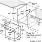 Preview: BOSCH HBG272EB3F Serie 4 - Einbau-Backofen - 60 x 60 cm - Schwarz